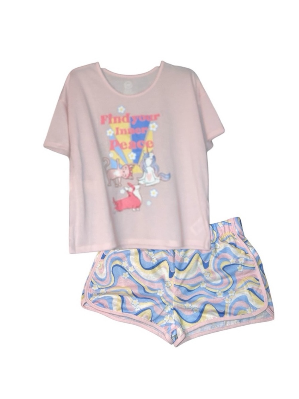 Wonder Nation Top And Shorts Sleep Set